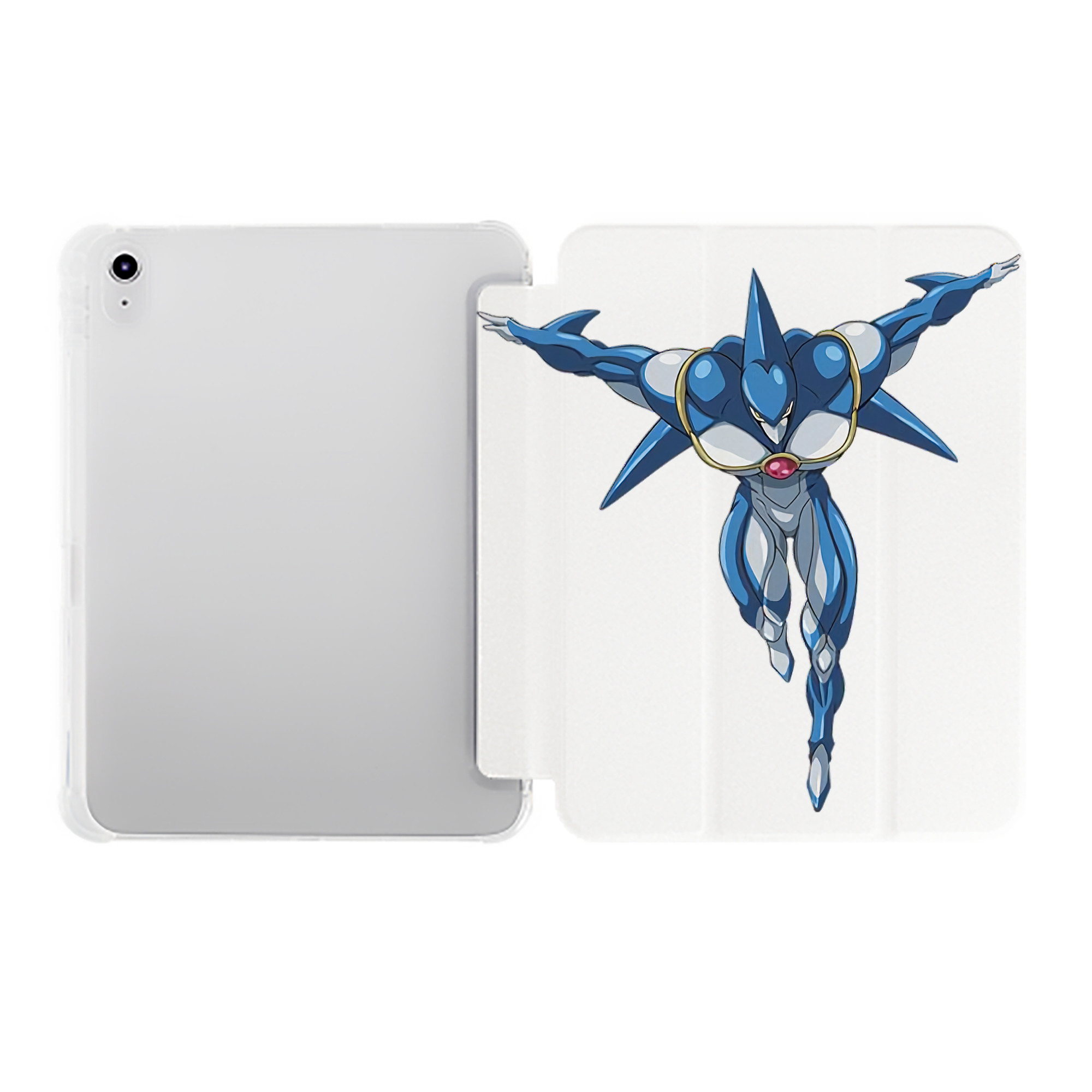 （画像用） 遊☆戯☆王 Yu-Gi-Oh! IPad ケース ペン収納付き 三つ折りスタンド PUレザー×シリコン 対応機種9.5/10.5/10.9インチ